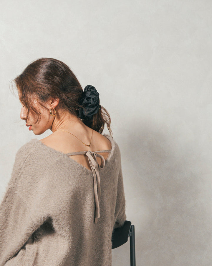 ［SET］2-Way オフショルフェザーニット+ピグメントツイルカーゴパンツ（2SET）