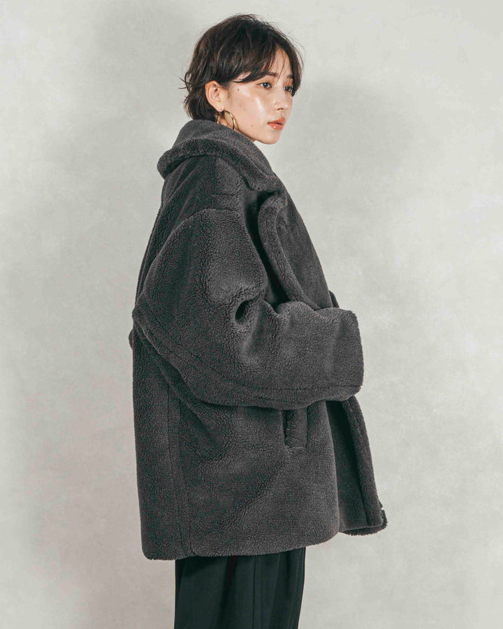 テディボア Middleコート (CHARCOAL GRAY)