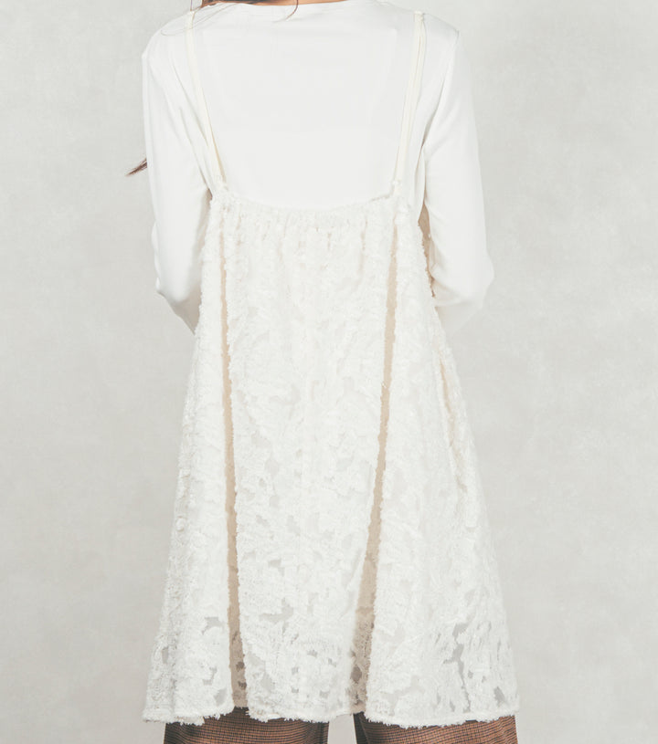 ［SET］シアージャガードtunicキャミソール+プリーツNarrowストレートパンツ（2SET）