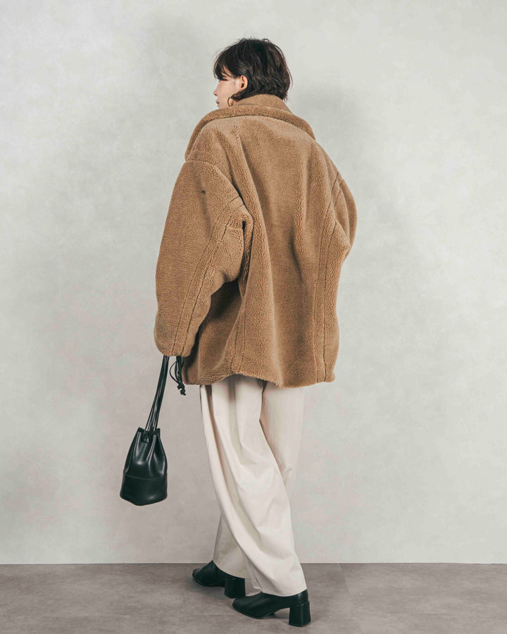 ［SET］テディボア Middleコート+サイドタックコクーンパンツ（2SET）