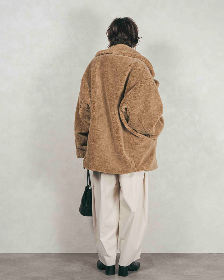 ［SET］テディボア Middleコート+サイドタックコクーンパンツ（2SET）