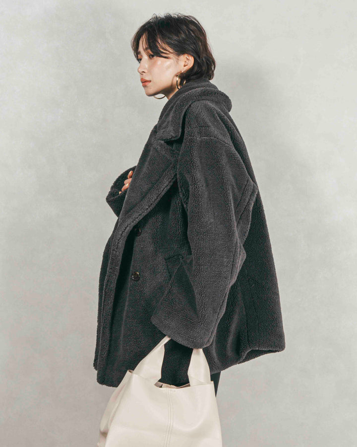 テディボア Middleコート (CHARCOAL GRAY)