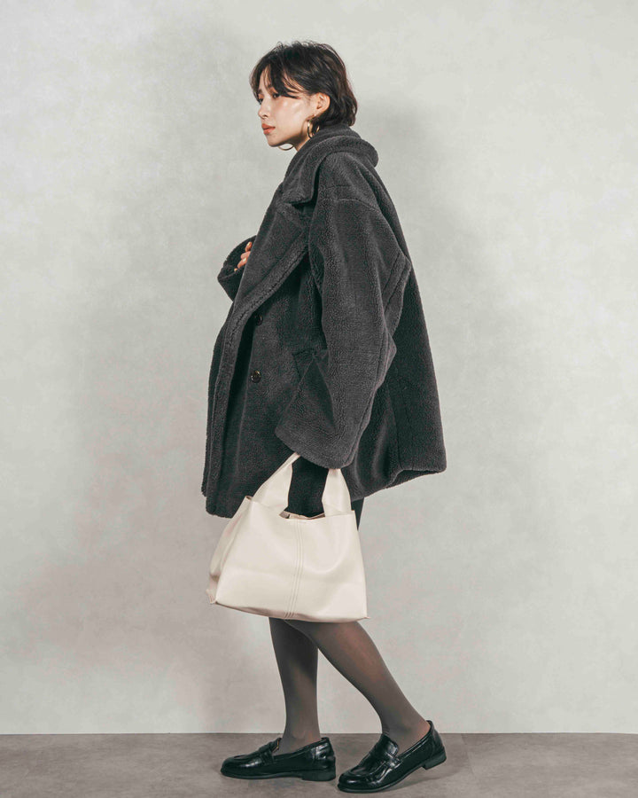 テディボア Middleコート (CHARCOAL GRAY)