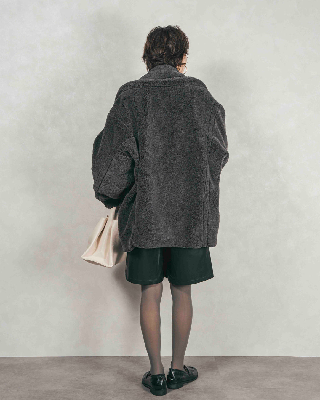 テディボア Middleコート (CHARCOAL GRAY)