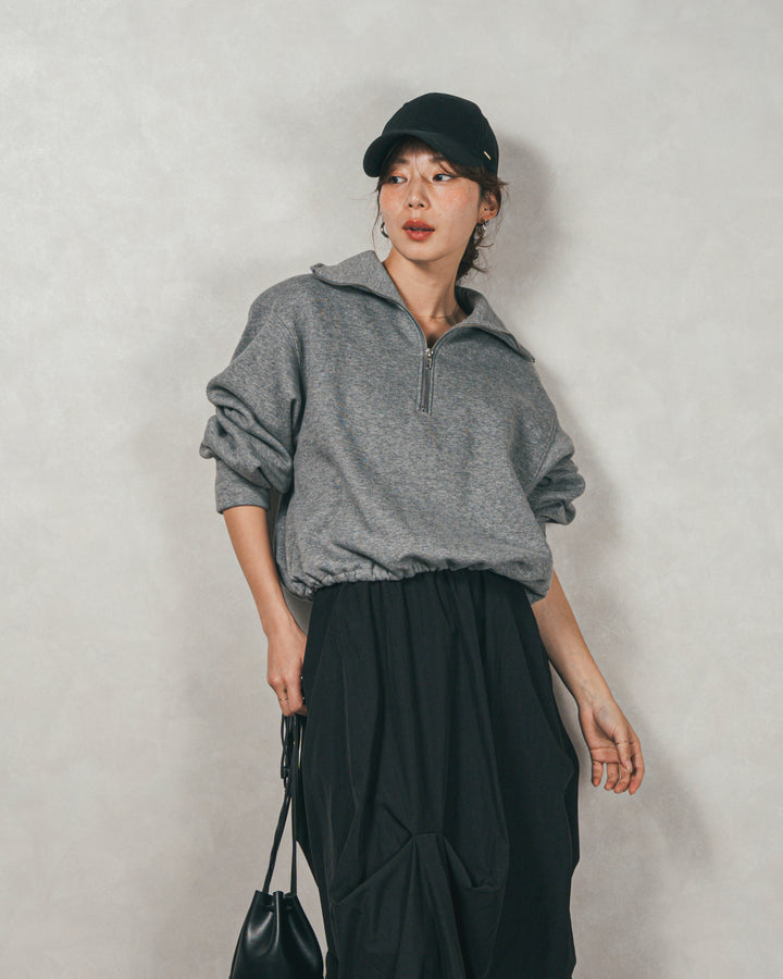 オーバーフィットコットンキャップ（BLACK）