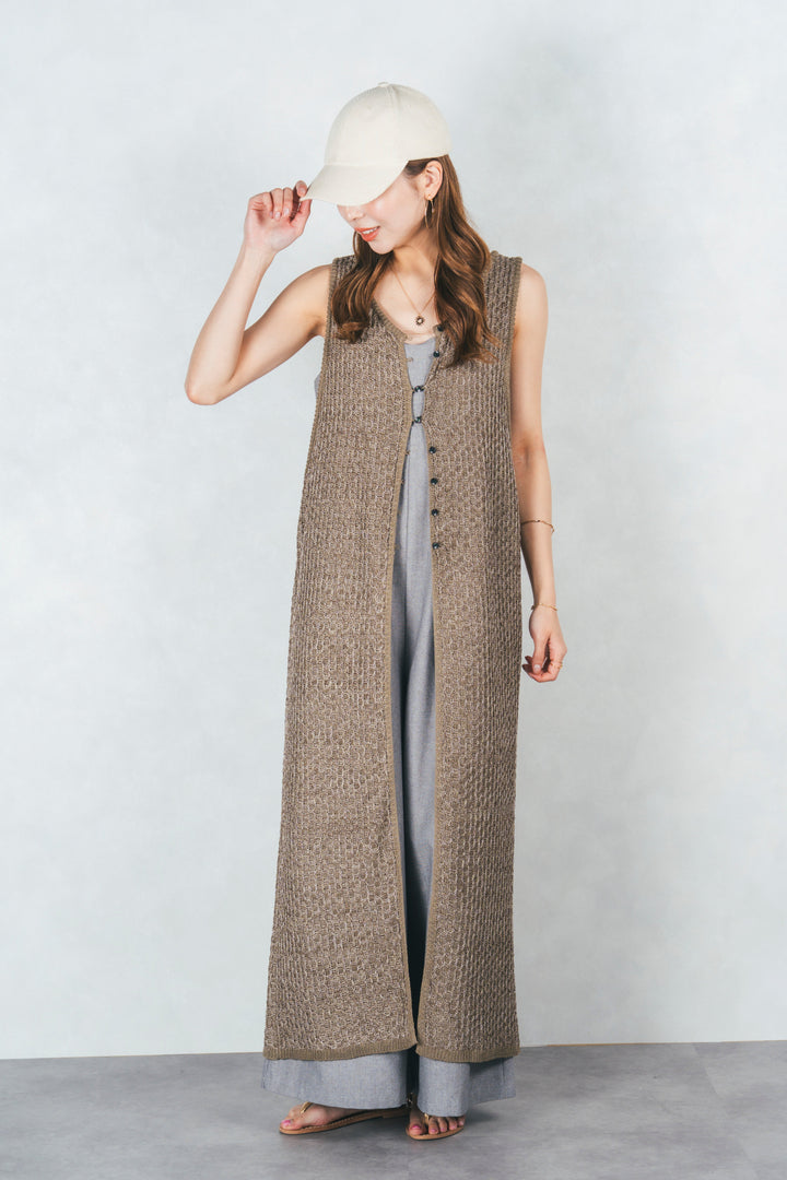 Multi-Way ロングジレ (KHAKI)