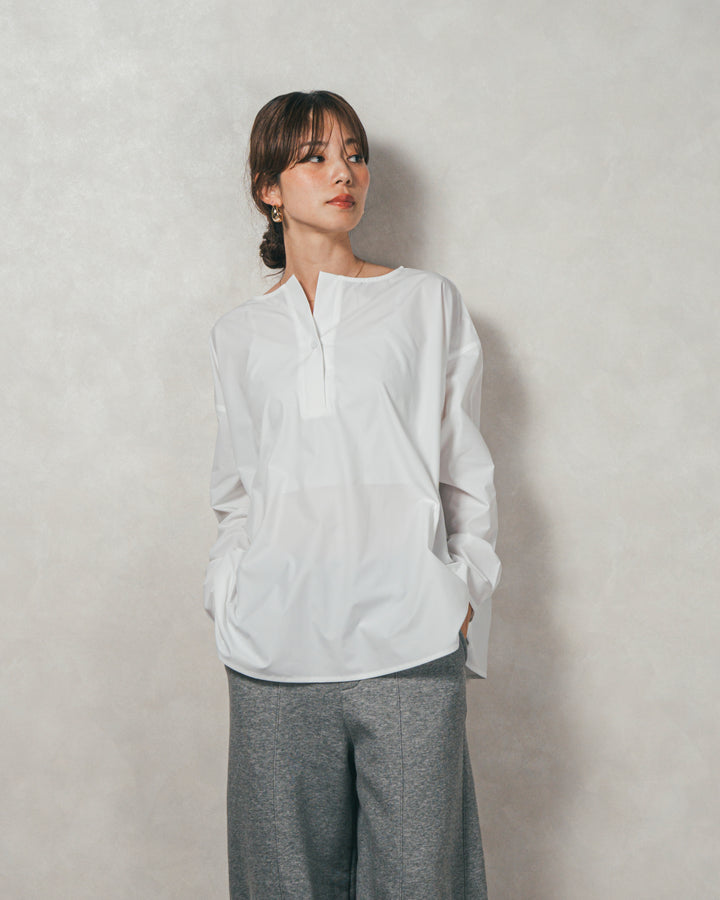 ［SET］カットビスチェxブラウス レイヤードSET+ヴィンテージブロードランダムタックスカート（2SET）