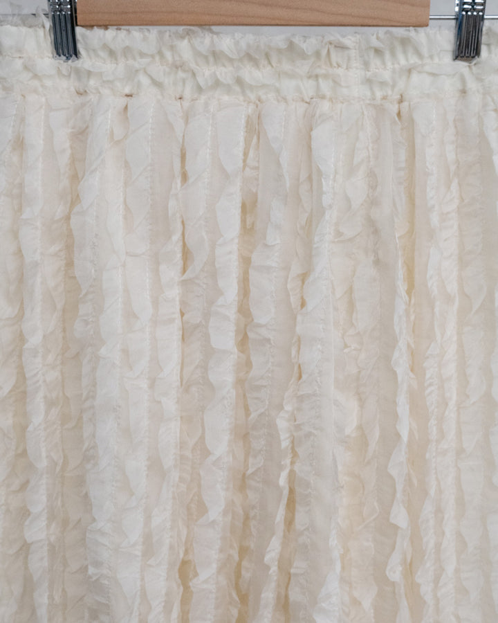 シアーフリルフレアスカート