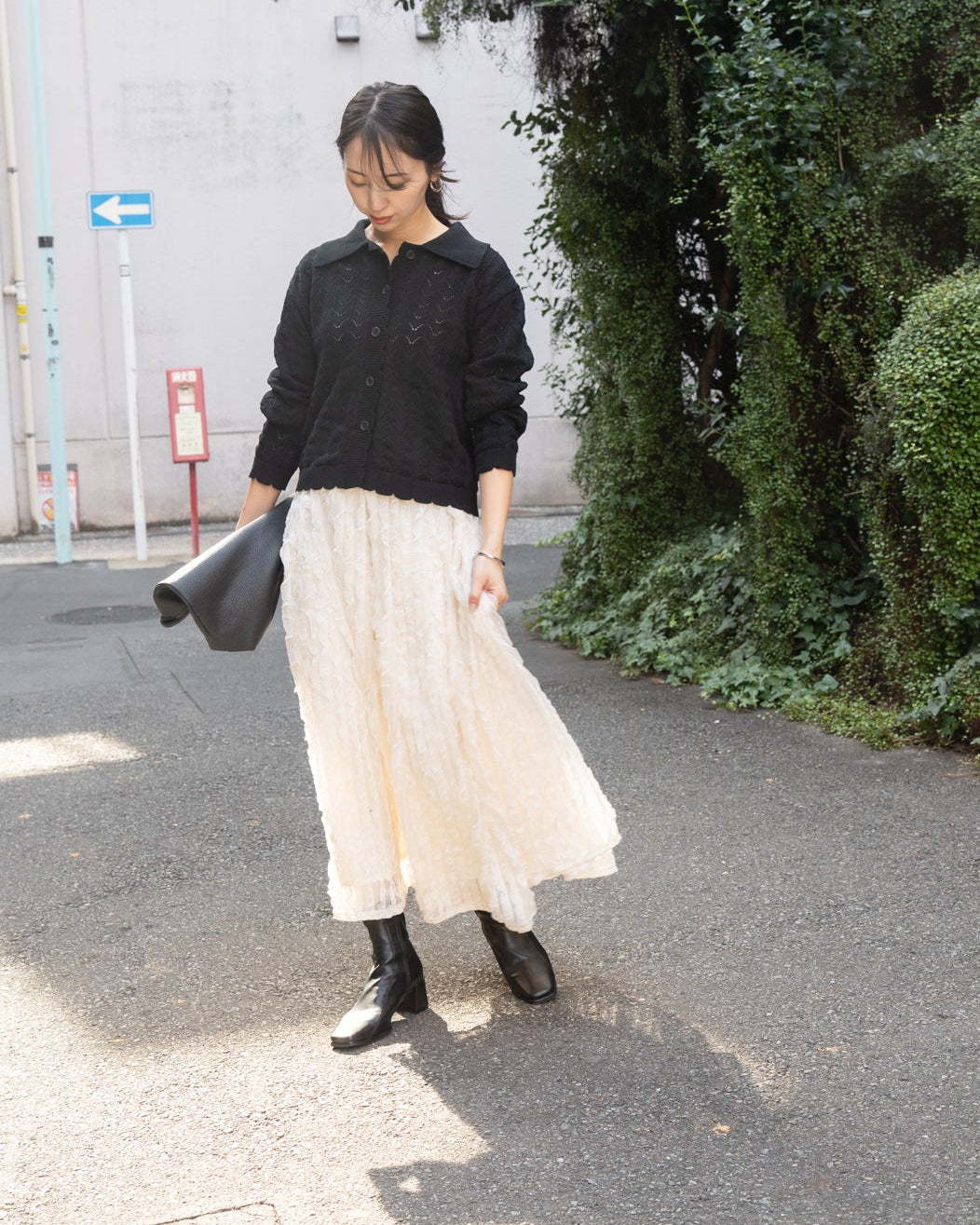 シアーフリルフレアスカート