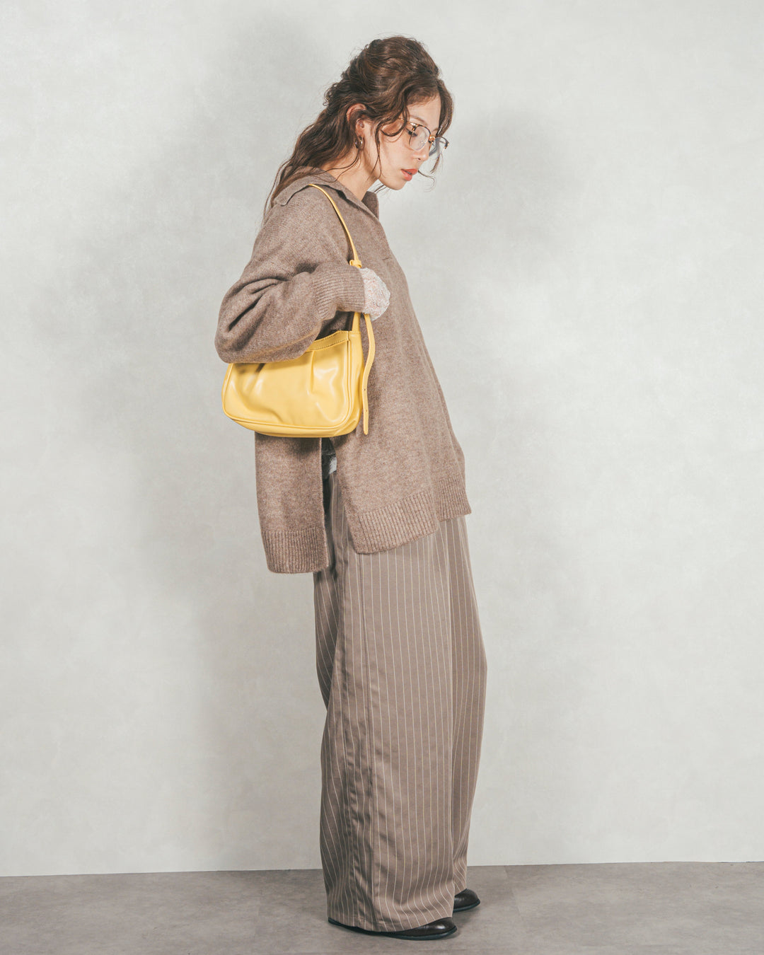 Relaxストライプパンツ（GREIGE）