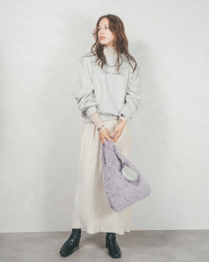 フロントシリコンLogoスウェット (GRAY)