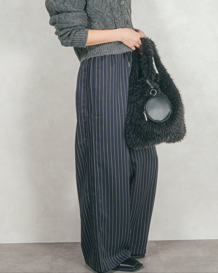 Relaxストライプパンツ (NAVY)