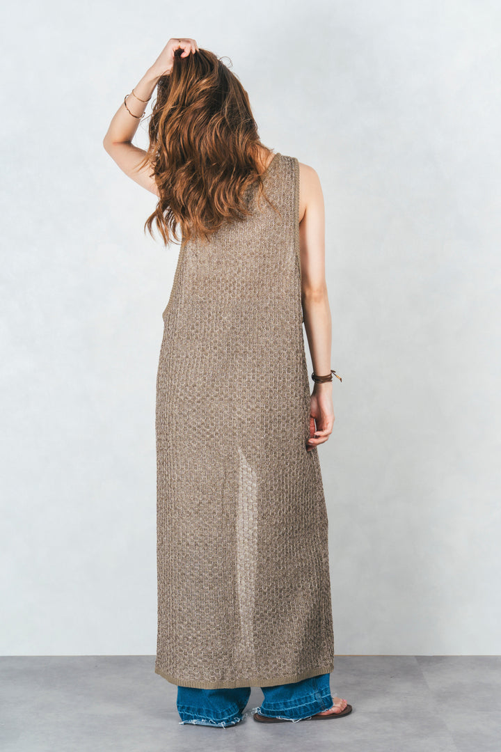 ［SET］Multi-Way ロングジレ＋カットオフデザインデニム（2SET）