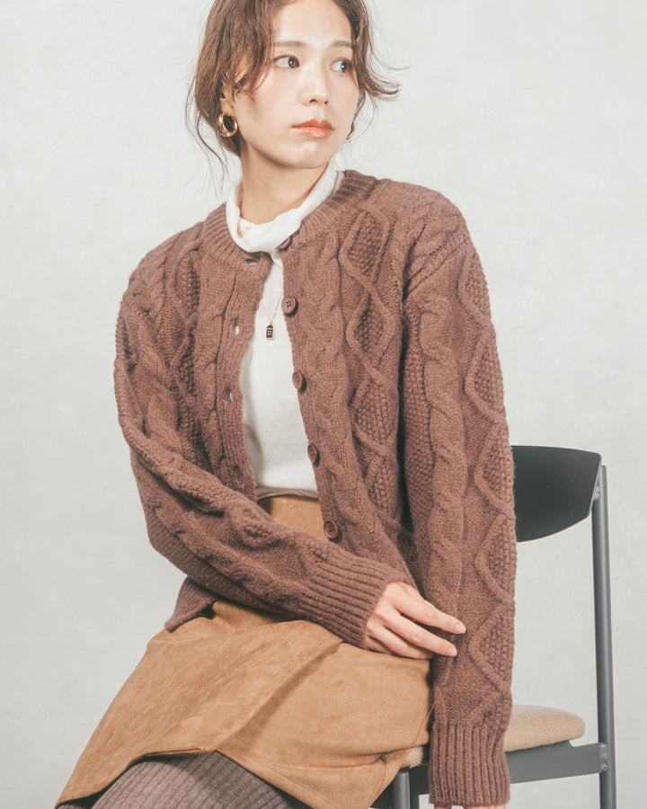 スウェードライクラップスカート (CAMEL)