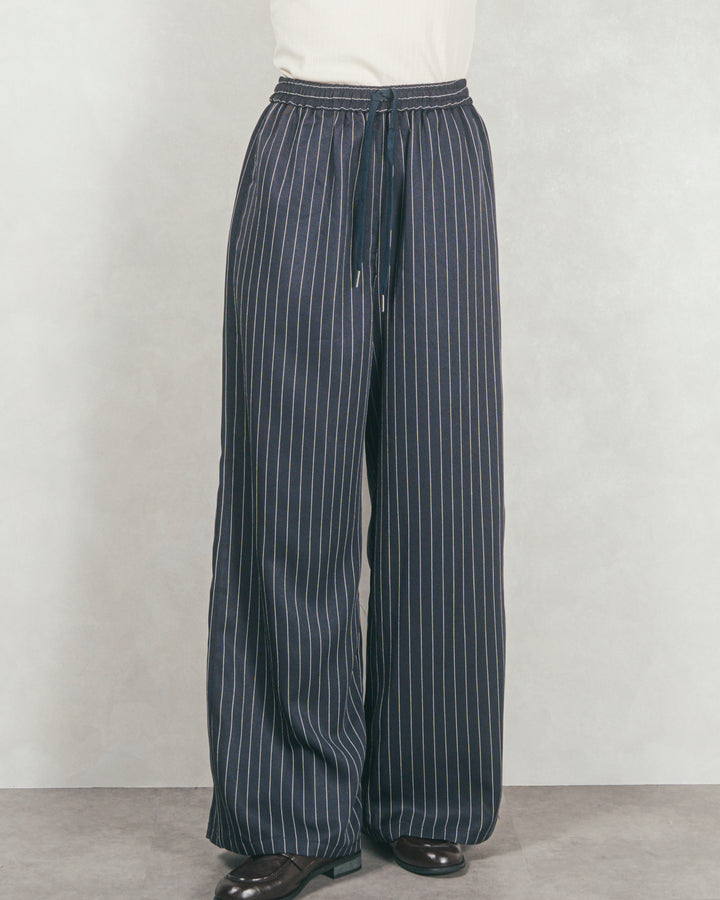 Relaxストライプパンツ (NAVY)