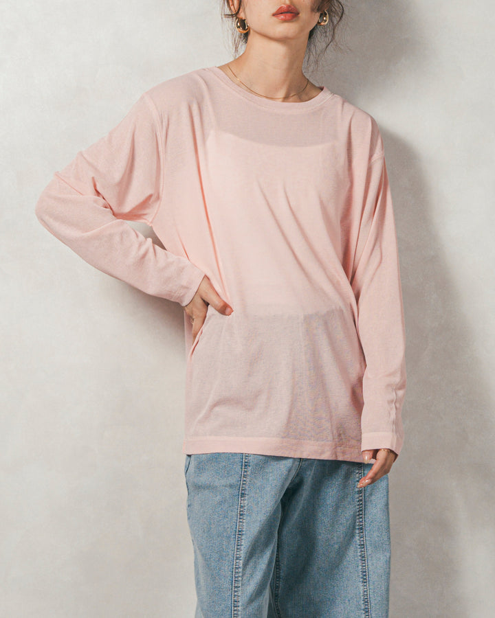 ［SET］ミックスヤーン2WAYカーディガン+スラブシアークルーネックT+センターシーム リラックスカラーデニム（3SET）