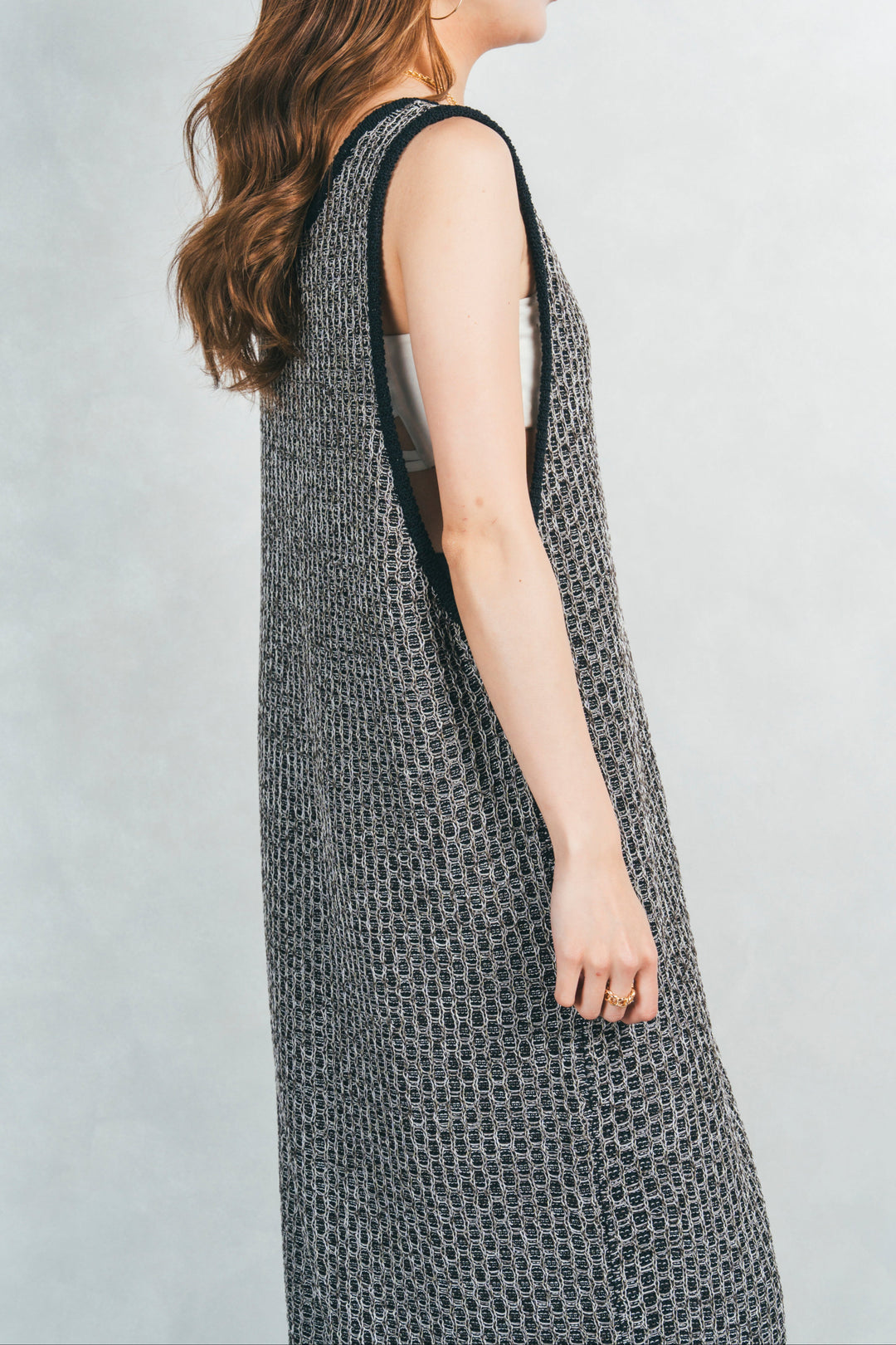 ［SET］Multi-Way ロングジレ＋カットオフデザインデニム（2SET）