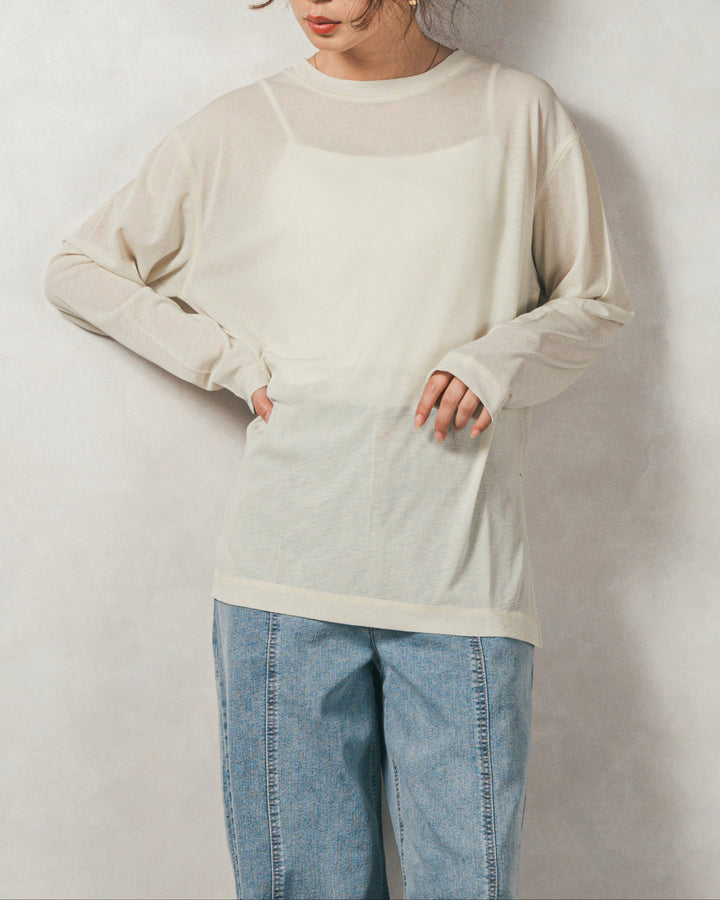 スラブシアークルーネックT (YELLOW)