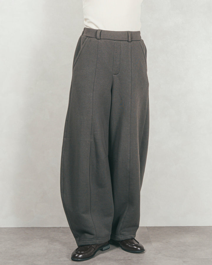 ［SET］裏起毛ハーフZipスウェット+Relax 裏起毛カーブパンツ（2SET）