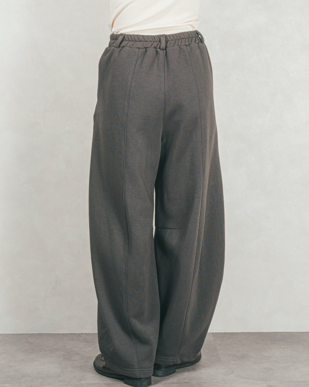 ［SET］裏起毛ハーフZipスウェット+Relax 裏起毛カーブパンツ（2SET）