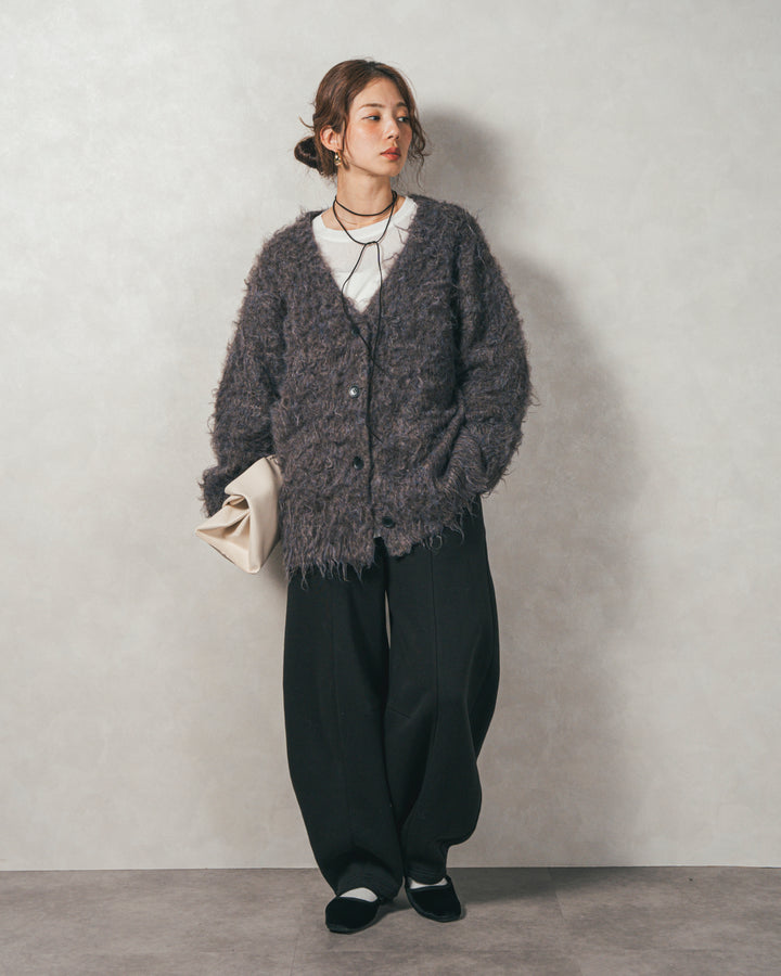 スラブシアークルーネックT(WHITE)