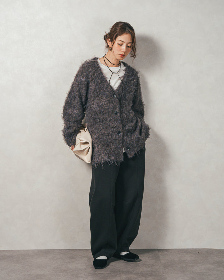 スラブシアークルーネックT(WHITE)