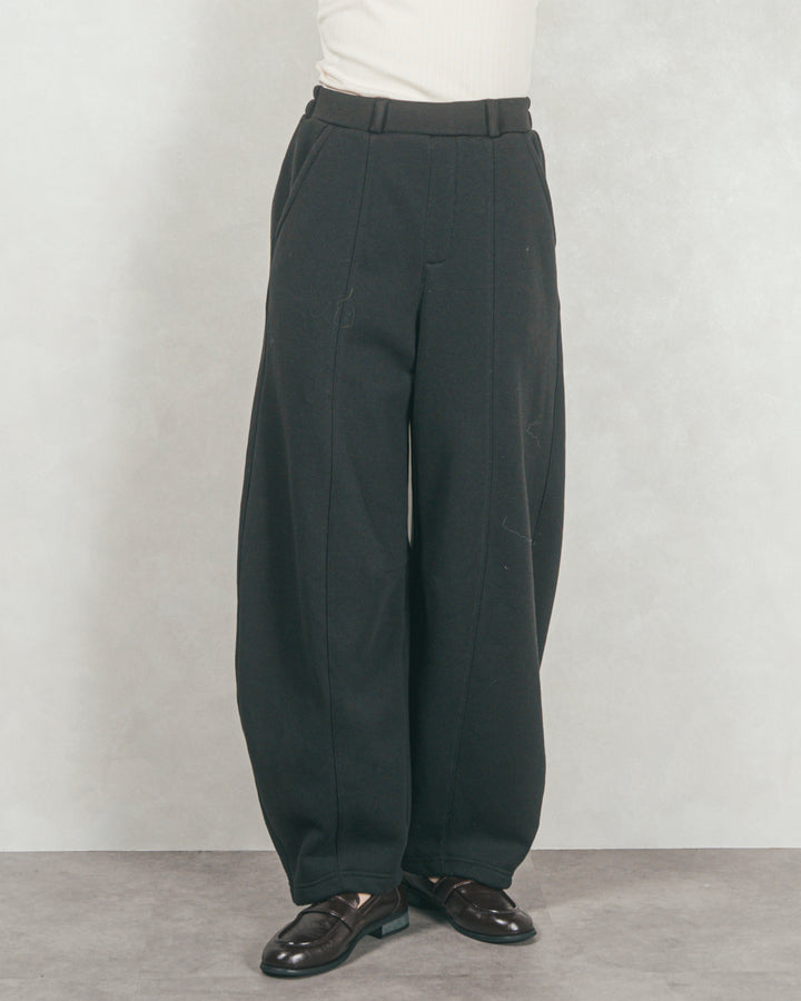 ［SET］裏起毛ハーフZipスウェット+Relax 裏起毛カーブパンツ（2SET）