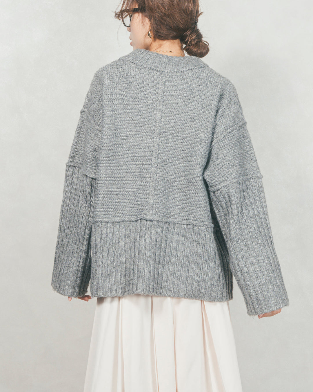 リンキングデザイン リラックスニット (GRAY)