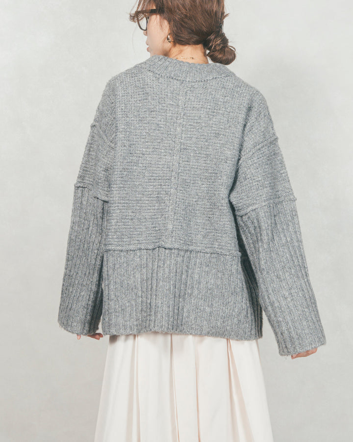リンキングデザイン リラックスニット (GRAY)