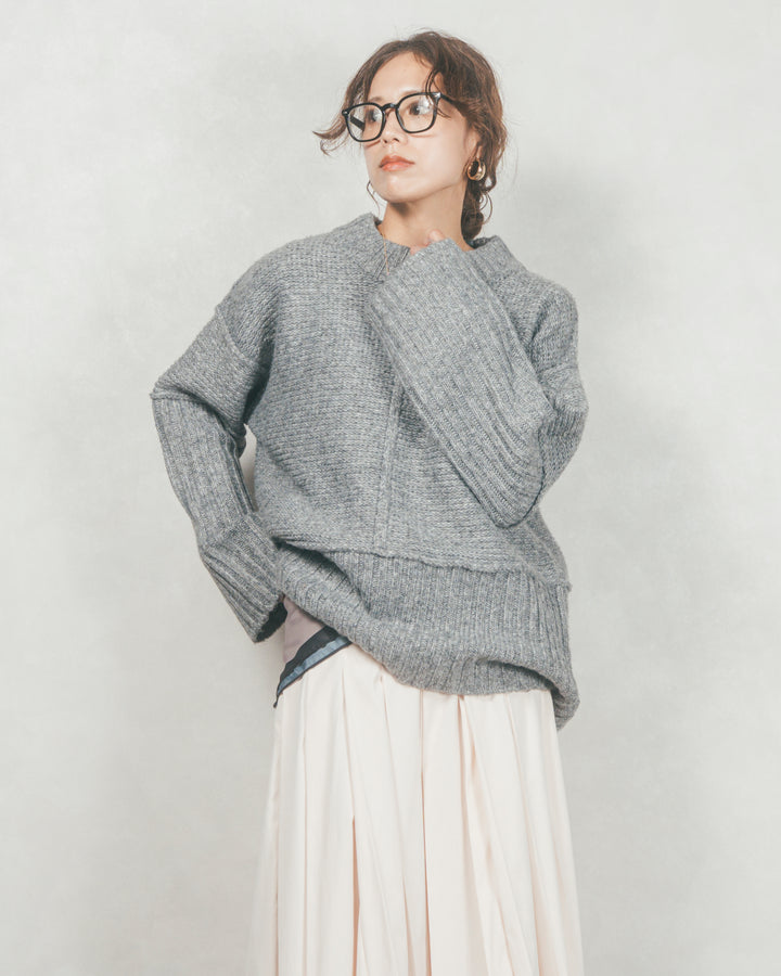 リンキングデザイン リラックスニット (GRAY)