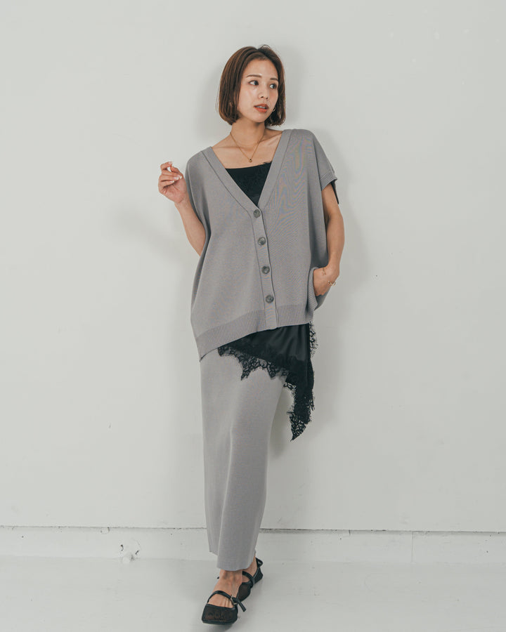 Relax Knit ストレートスカート