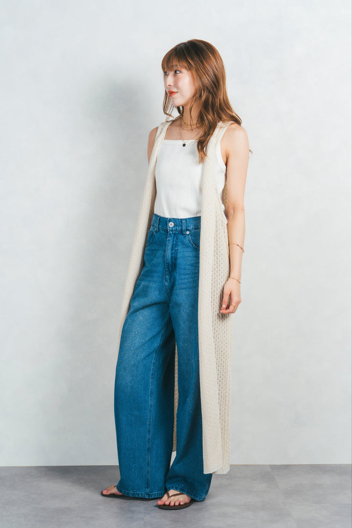 Multi-Way ロングジレ(OFF BEIGE）