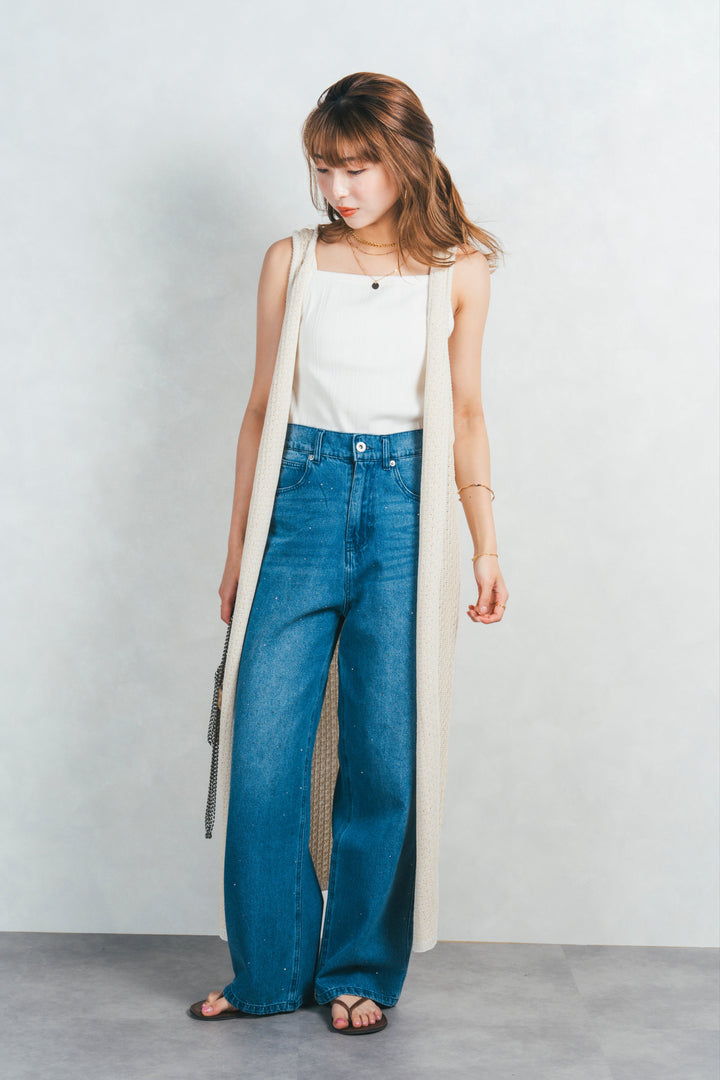 Multi-Way ロングジレ(OFF BEIGE）