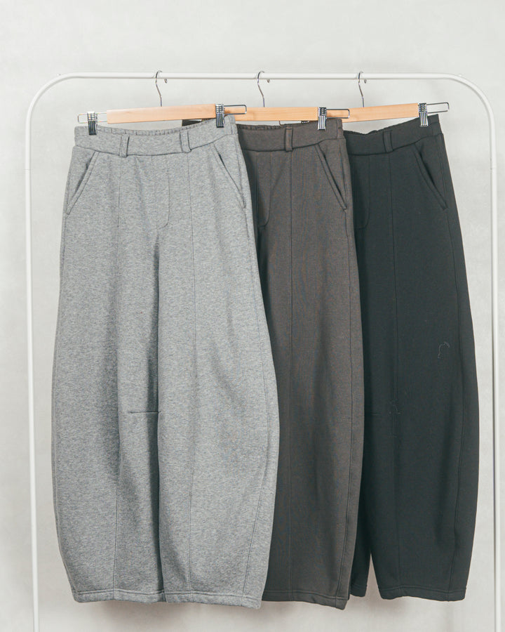 ［SET］裏起毛ハーフZipスウェット+Relax 裏起毛カーブパンツ（2SET）