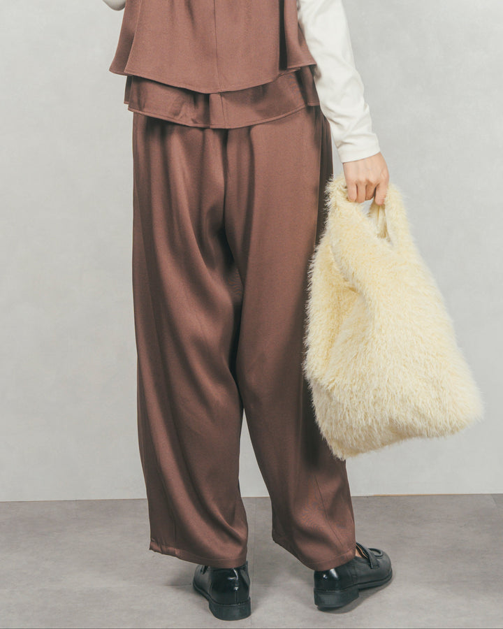 リラックスコクーンパンツ (BROWN)