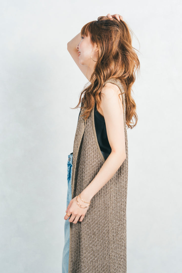 Multi-Way ロングジレ (KHAKI)
