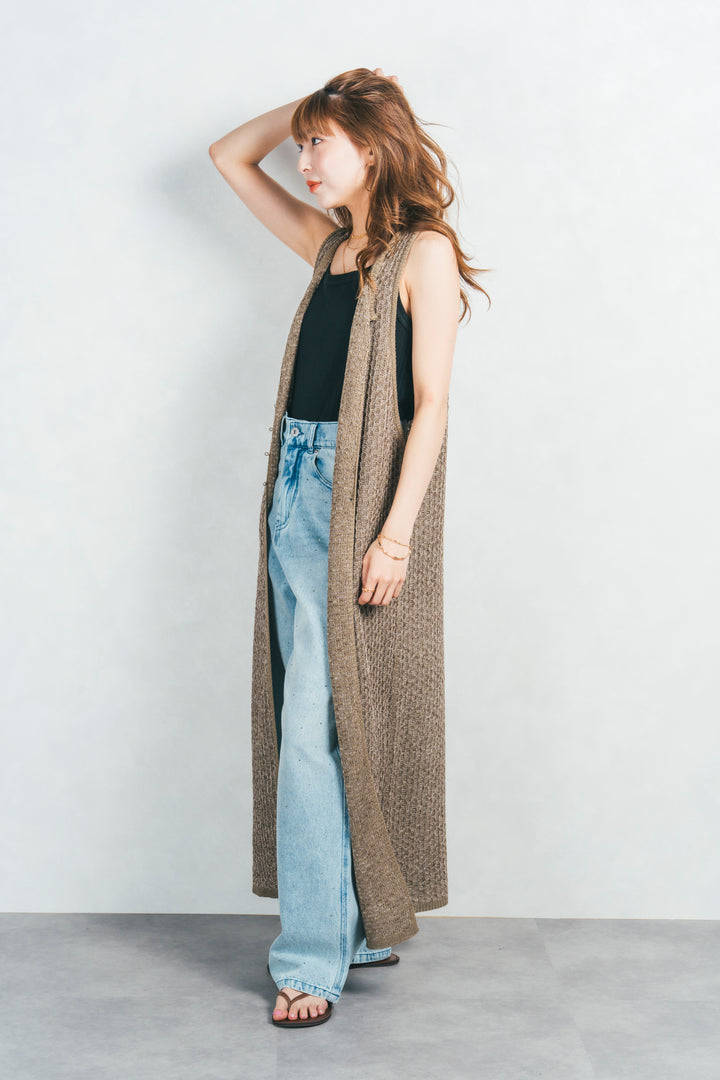 Multi-Way ロングジレ (KHAKI)