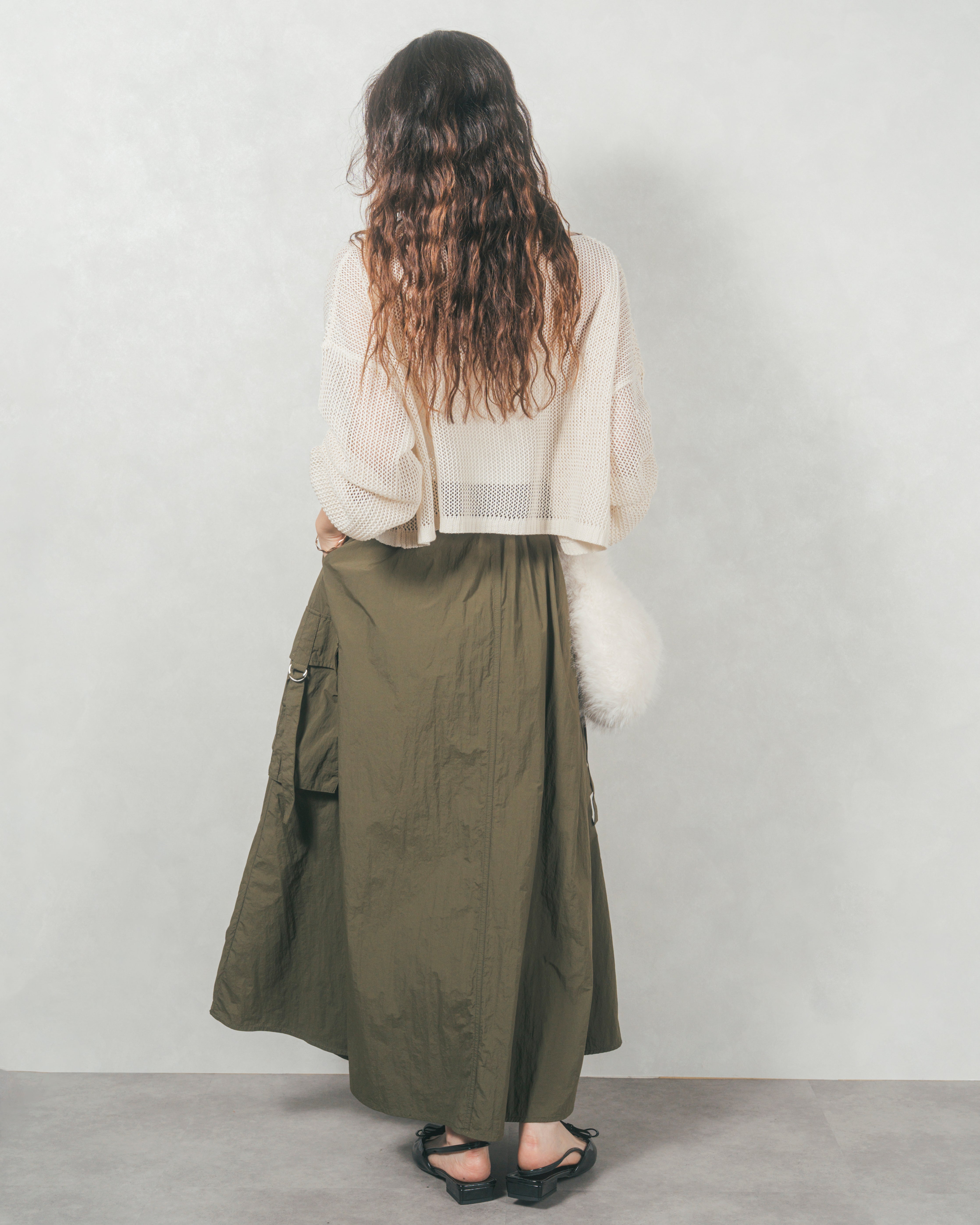 iirot ナイロンスカート iirot ナイロンスカート SKIRT– IIROT