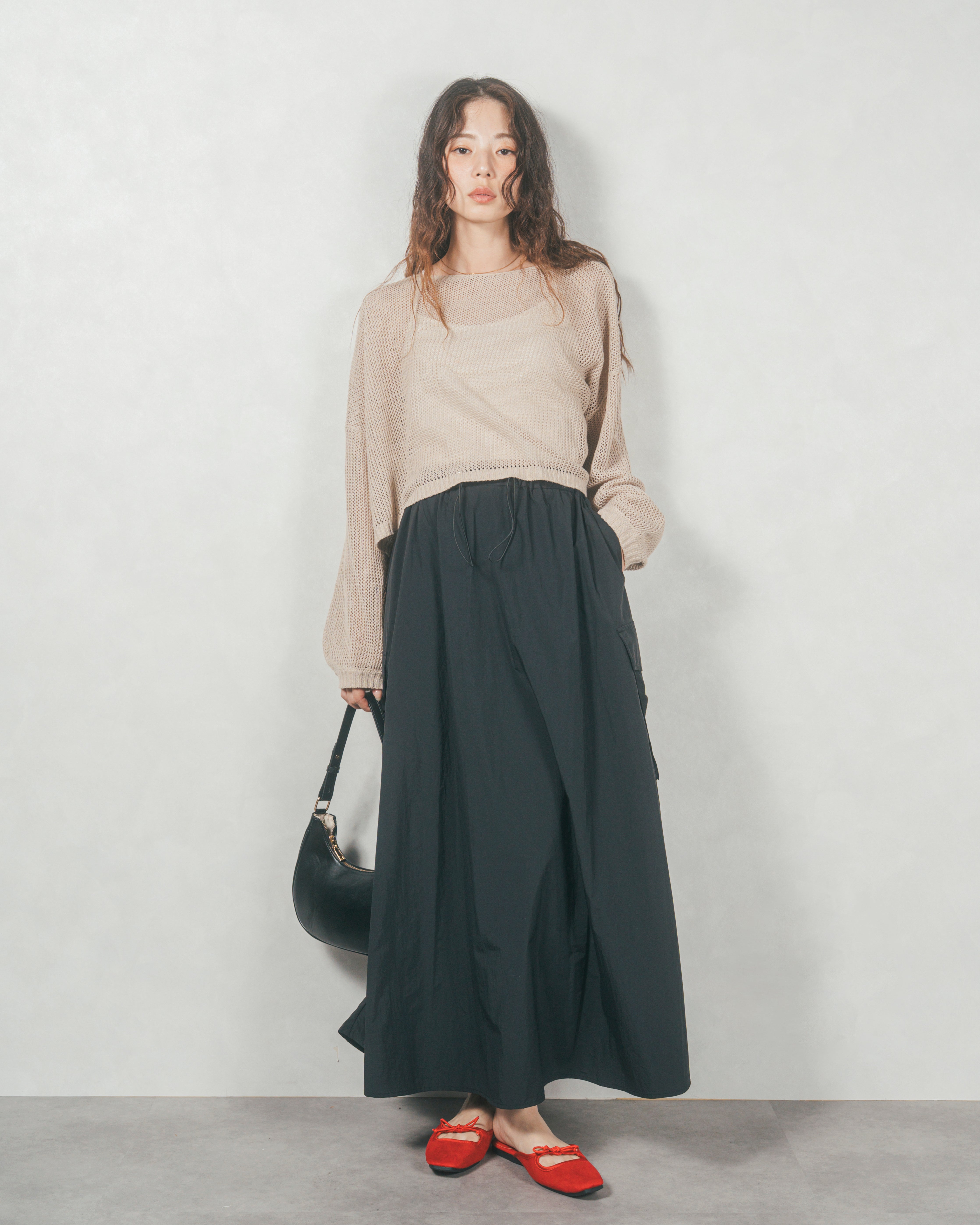 iirot ナイロンスカート iirot ナイロンスカート SKIRT– IIROT