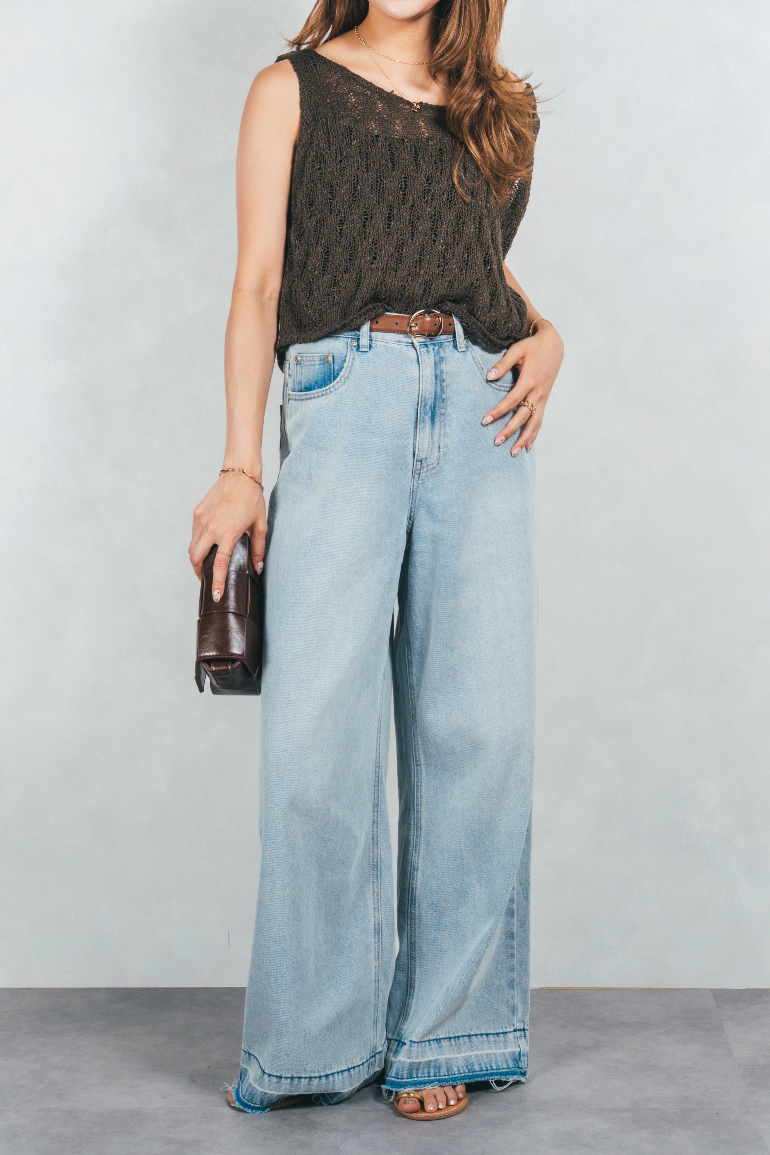 CLANE　 PANNIER LINE DENIM BUSTIER ベスト CLANE クラネ PANNIER LINE DENIM BUSTIER 1