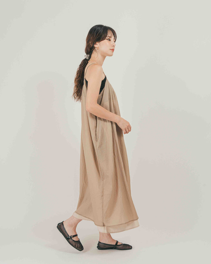 Glow Sheer ナイロンキャミワンピース