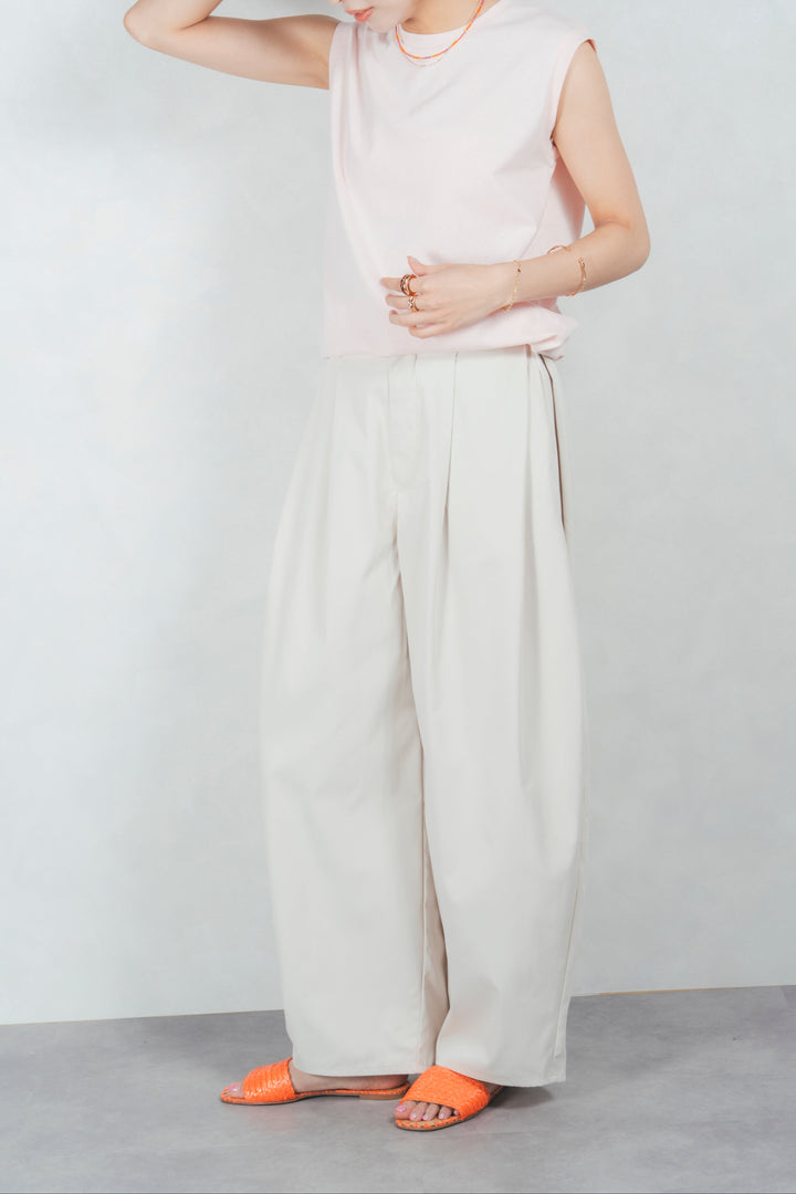 ［SET］USAコットンスリーブレストップス（2枚SET）