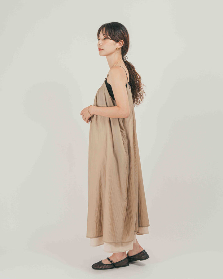 Glow Sheer ナイロンキャミワンピース