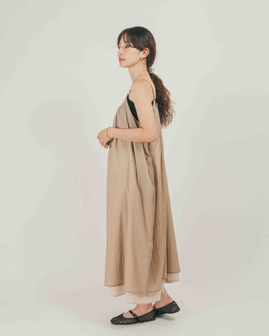 Glow Sheer ナイロンキャミワンピース