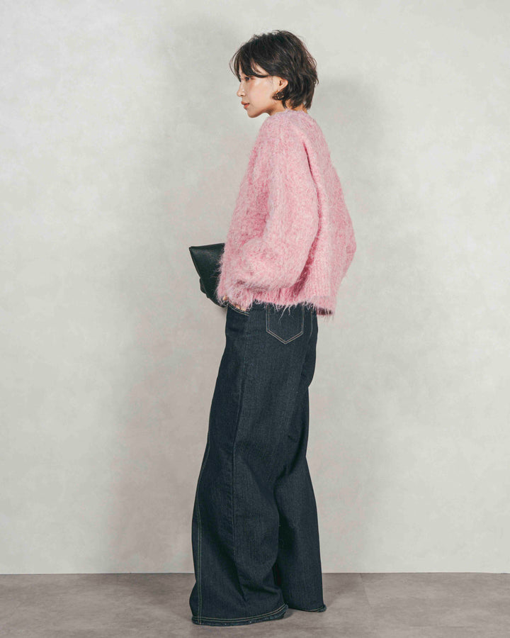 センターシーム リラックスカラーデニム (ONE WASH)