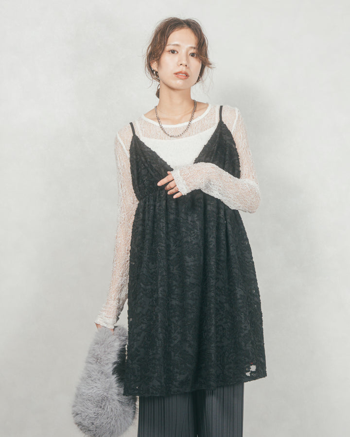 シアージャガードtunicキャミソール (BLACK)