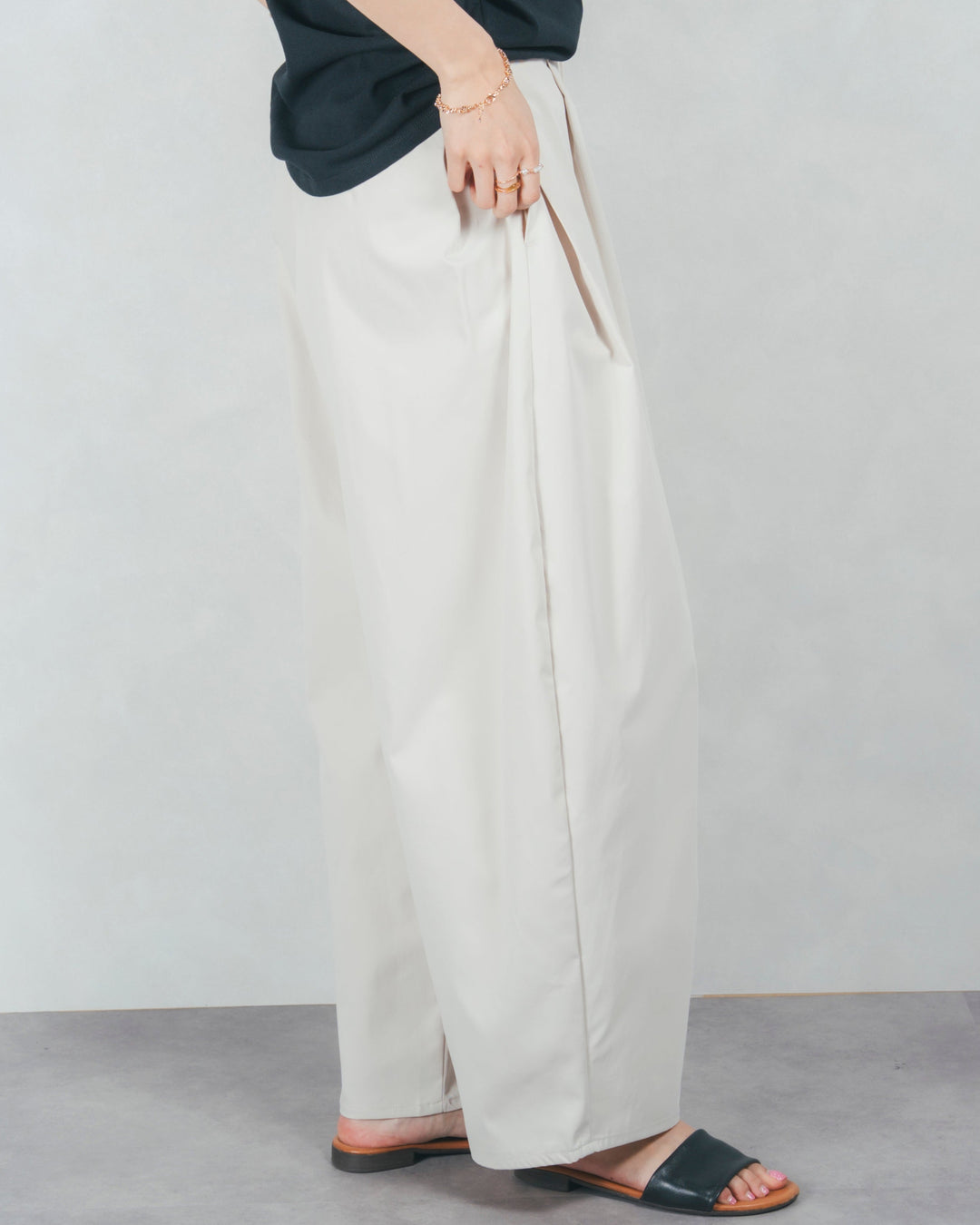 ［SET］テディボア Middleコート+サイドタックコクーンパンツ（2SET）