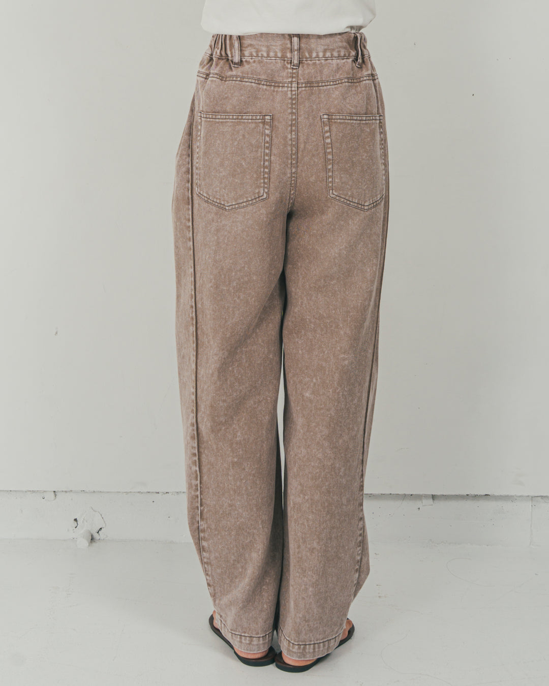 10oz サイドタック リラックスデニムパンツ