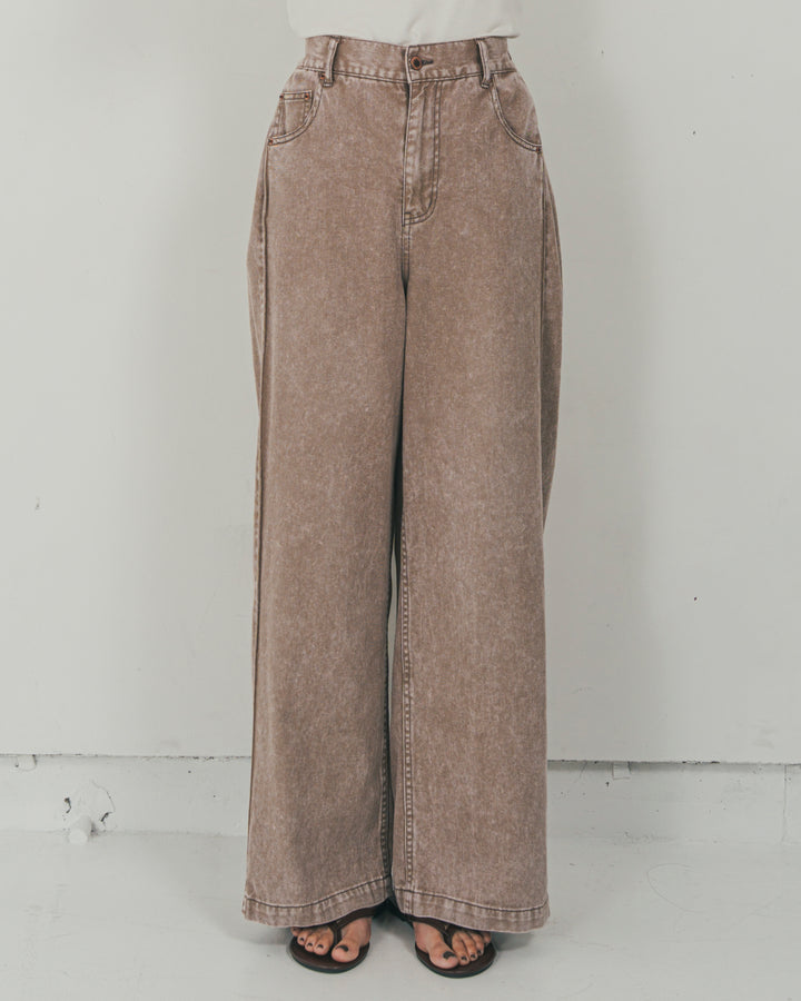 10oz サイドタック リラックスデニムパンツ