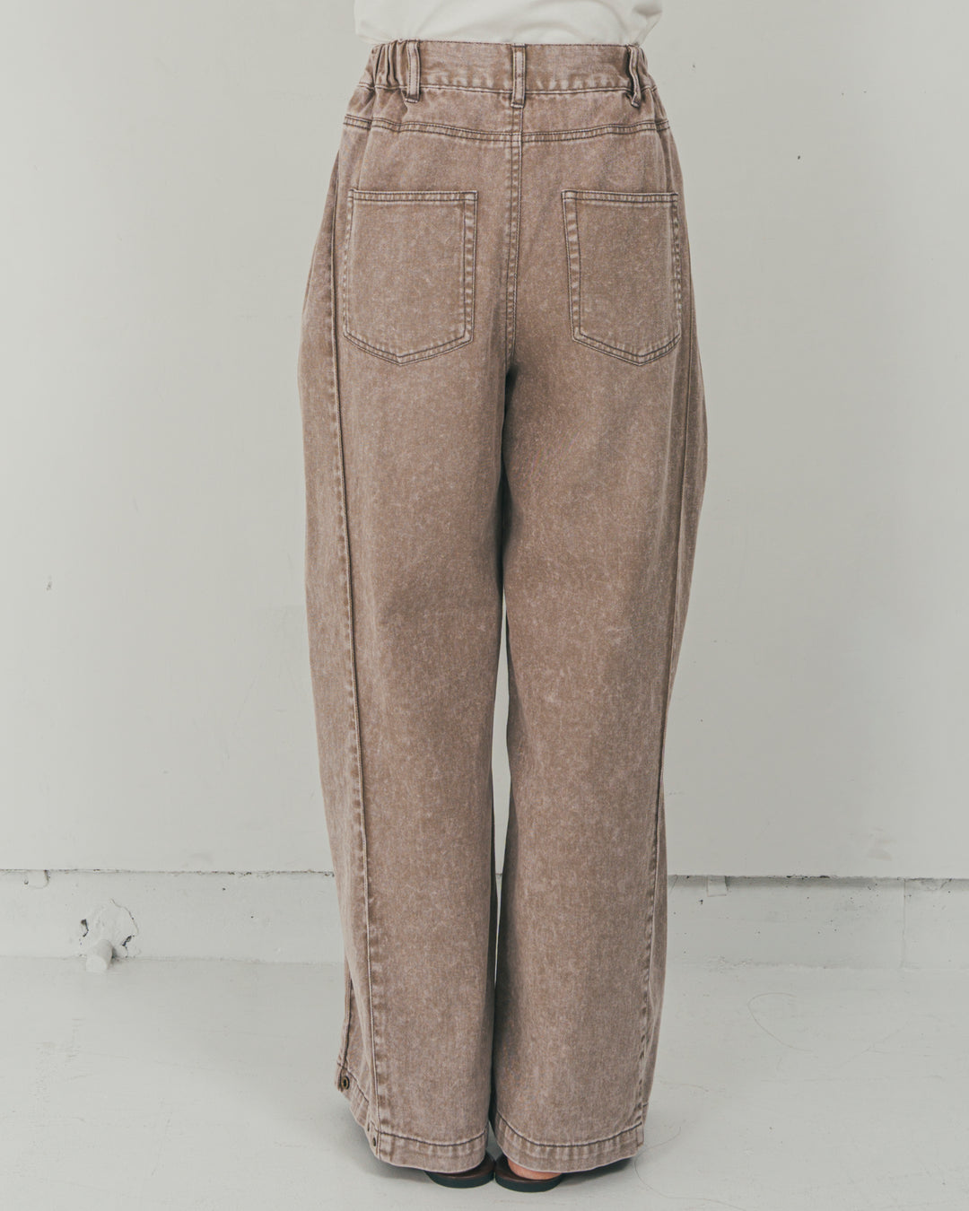 10oz サイドタック リラックスデニムパンツ